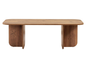 Table basse en bois "Akira" 120 x 60 x 41 cm - Pin atlantique
