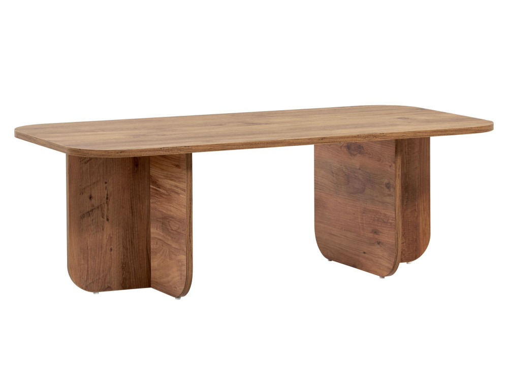 Table basse en bois "Akira" 120 x 60 x 41 cm - Pin atlantique
