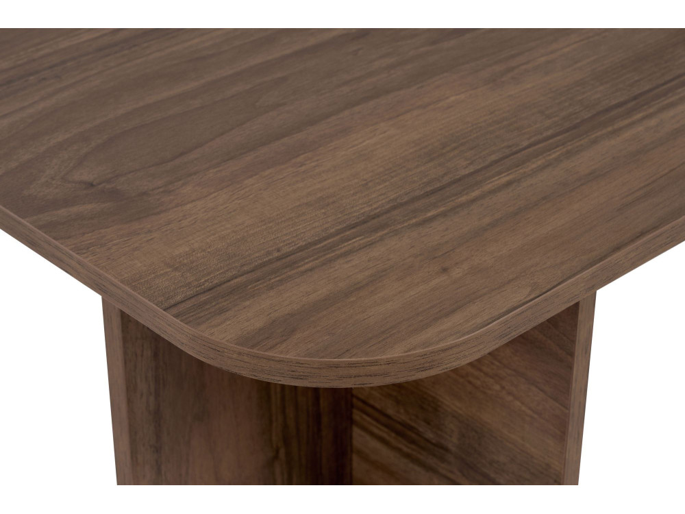Table basse en bois "Akira" 120 x 60 x 41 cm - Noyer