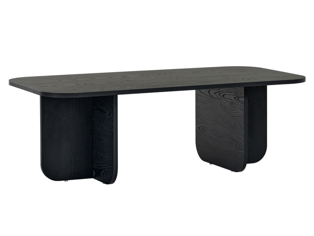 Table basse en bois "Akira" 120 x 60 x 41 cm - Bois Noir