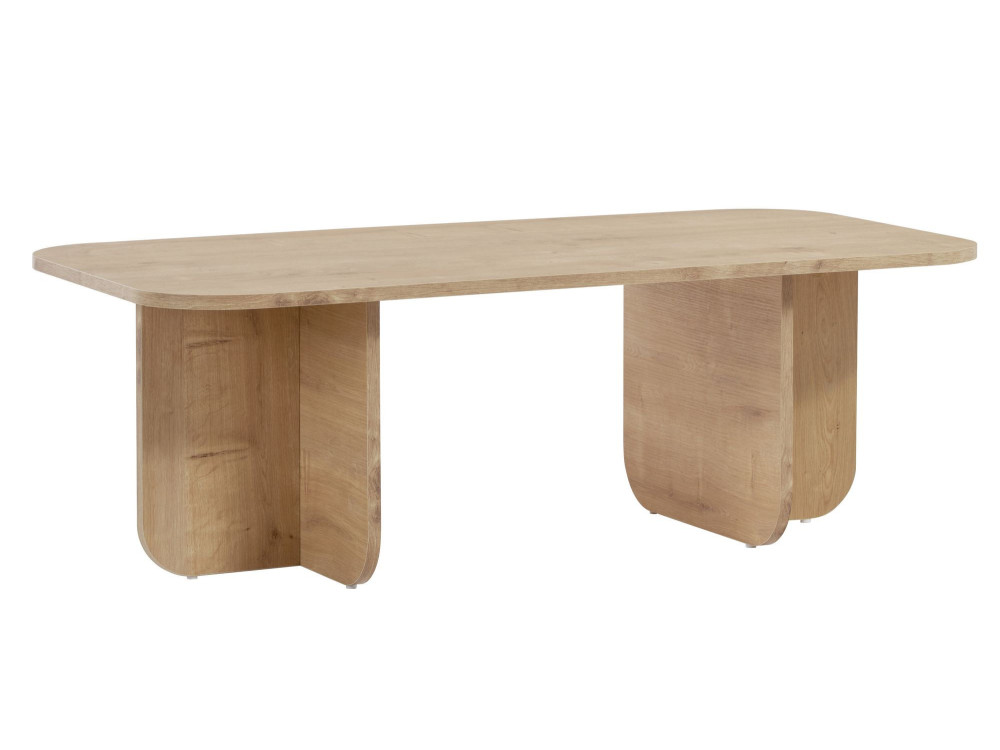 Table basse en bois "Akira" 120 x 60 x 41 cm - Chêne saphir