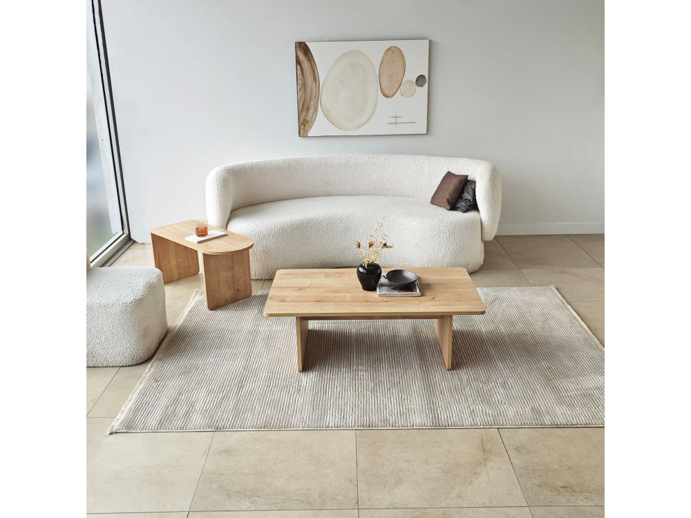 Ensemble de table basse en bois "Paris" 105 x 60 x 35 cm - Bronze