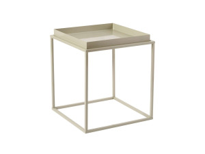 Table basse en métal "Koala" 45 x 45 x 52 cm - Taupe
