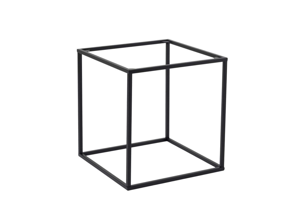 Table basse en métal "Koala" 45 x 45 x 52 cm - Noir