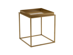 Table basse en métal "Koala" 45 x 45 x 52 cm - Or