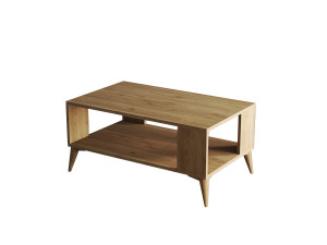Table basse en bois "Authentic" - 90 x 41 x 54 cm - Marron