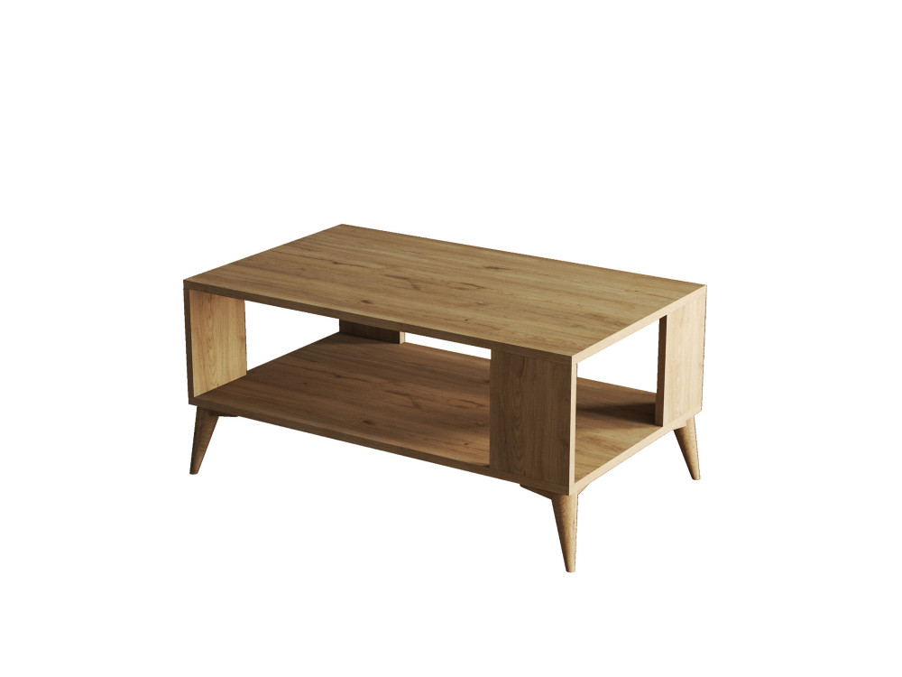 Table basse en bois "Authentic" - 90 x 41 x 54 cm - Marron