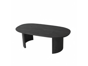 Table basse en bois "Hudson" - 120 x 60 x 40 cm - Gris anthracite