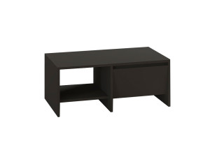 Table basse en bois "Laris" - 90 x 45 x 35 cm - Gris anthracite