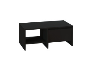 Table basse en bois "Laris" - 90 x 45 x 35 cm - Noir