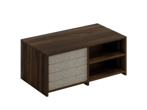 Table basse en bois "Gord" - 90 x 45 x 44 cm - Marron
