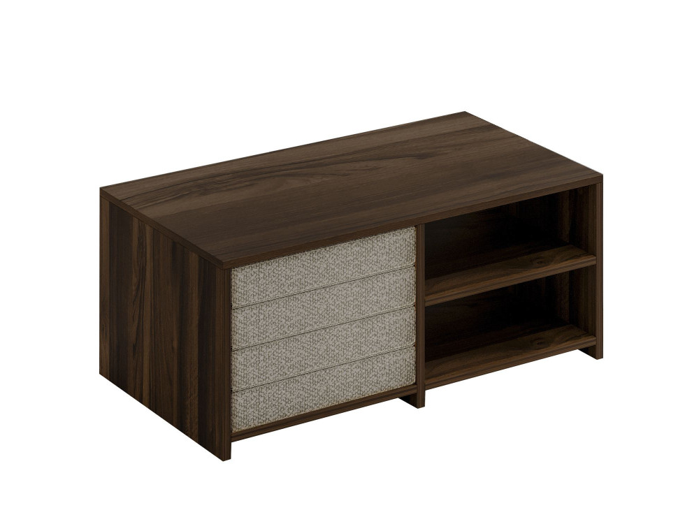 Table basse en bois "Gord" - 90 x 45 x 44 cm - Marron