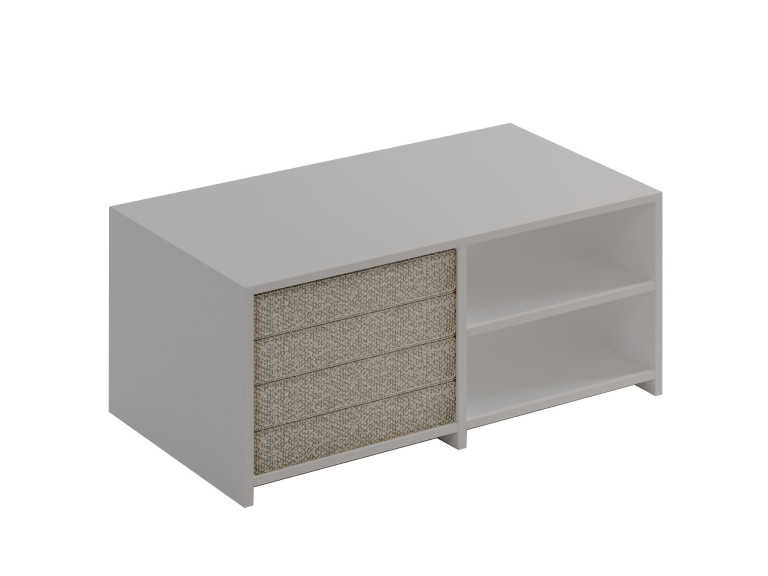 Table basse en bois "Gord" - 90 x 45 x 44 cm - Blanc
