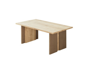 Table basse en bois "Ravello" - 90 x 50 x 40 cm - Beige