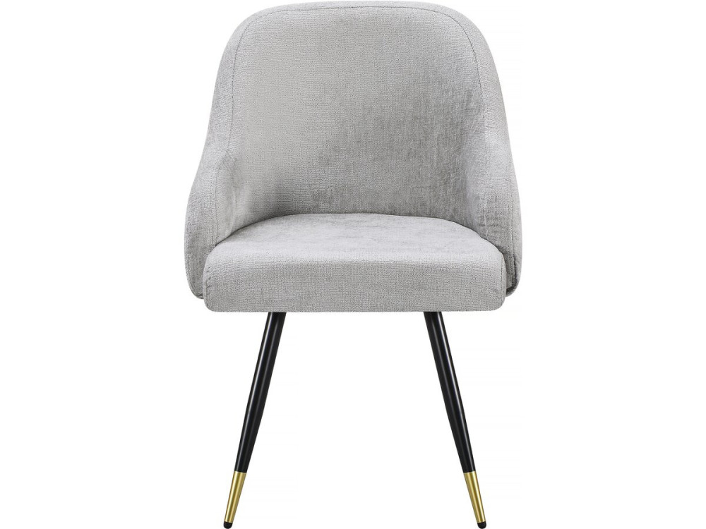 Lot de 2 chaises en tissu "Harmony" - 54 x 57 x 90 cm - Beige