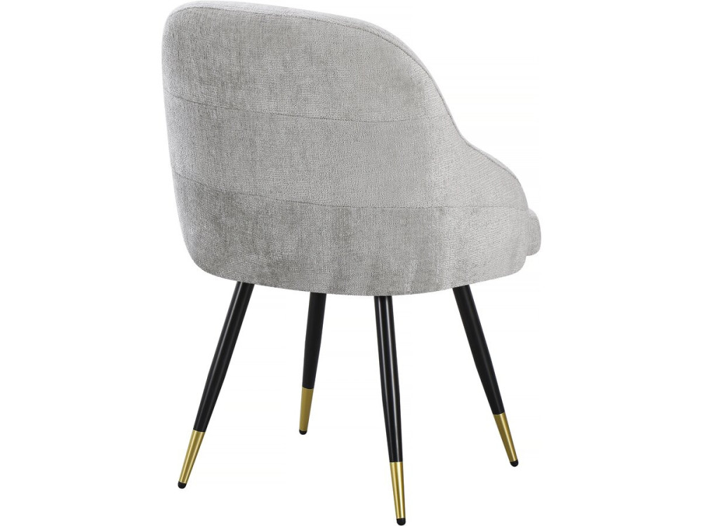 Lot de 2 chaises en tissu "Harmony" - 54 x 57 x 90 cm - Beige
