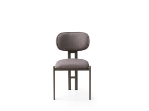 Ensemble de chaises (2 pièces) en métal "Muriz" - Cendré