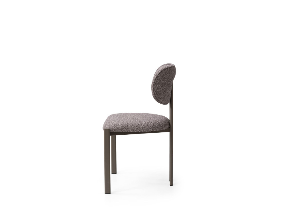 Ensemble de chaises (2 pièces) en métal "Muriz" - Cendré