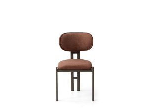 Ensemble de chaises (2 pièces) en métal "Muriz" - Tuile rouge