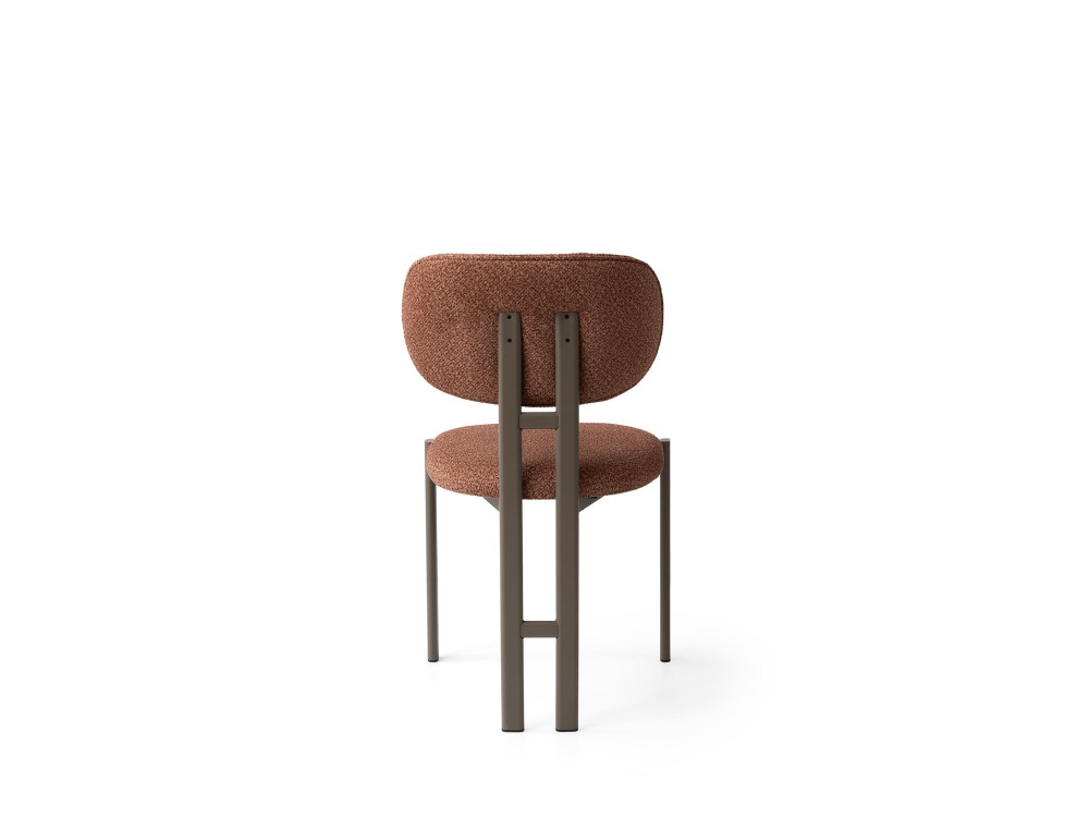 Ensemble de chaises (2 pièces) en métal "Muriz" - Tuile rouge
