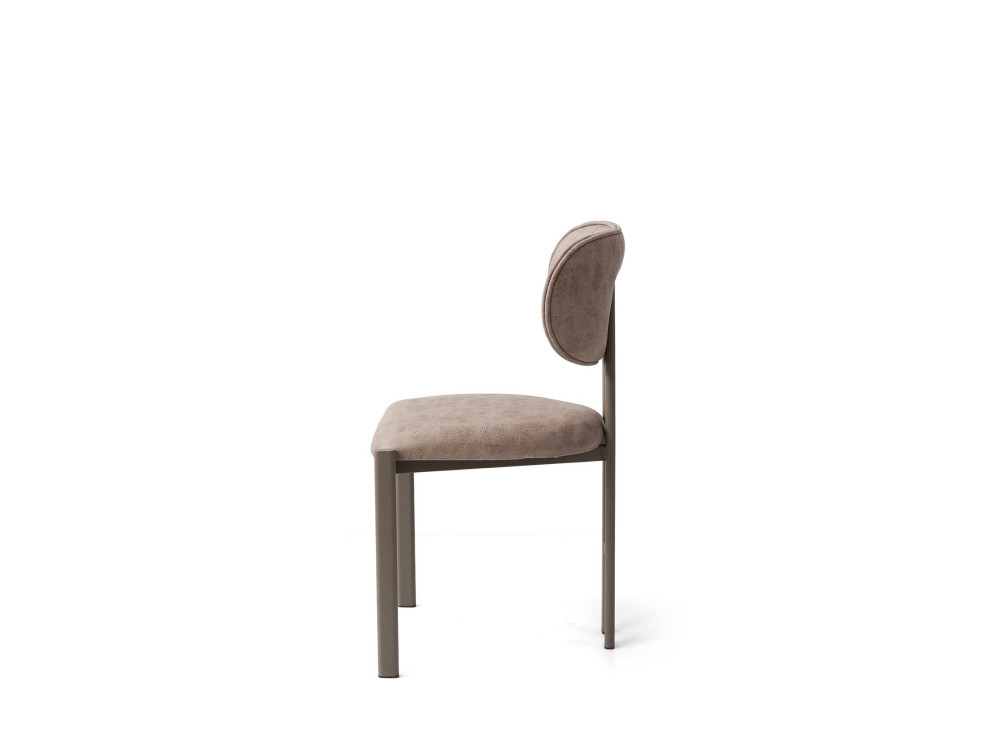 Ensemble de chaises (2 pièces) en métal "Muriz" - Vison