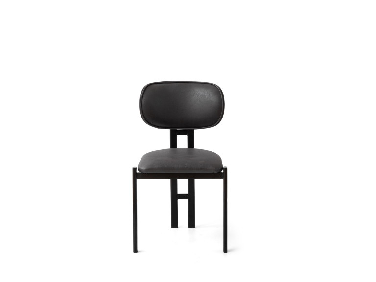 Ensemble de chaises (2 pièces) en métal "Muriz" - Anthracite
