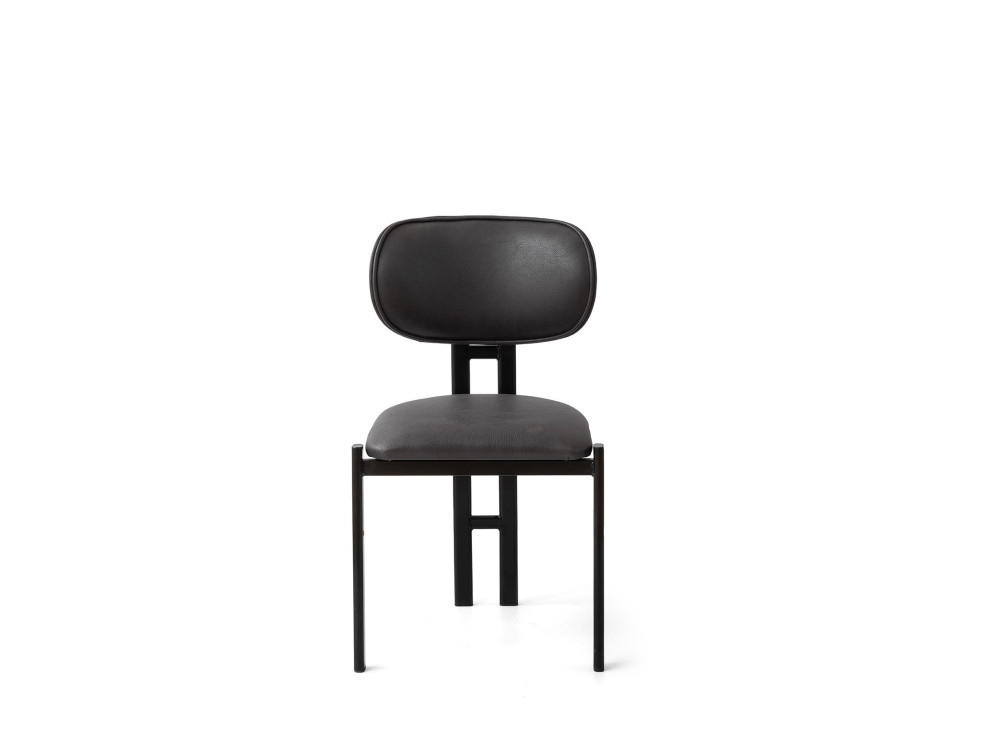 Ensemble de chaises (2 pièces) en métal "Muriz" - Anthracite