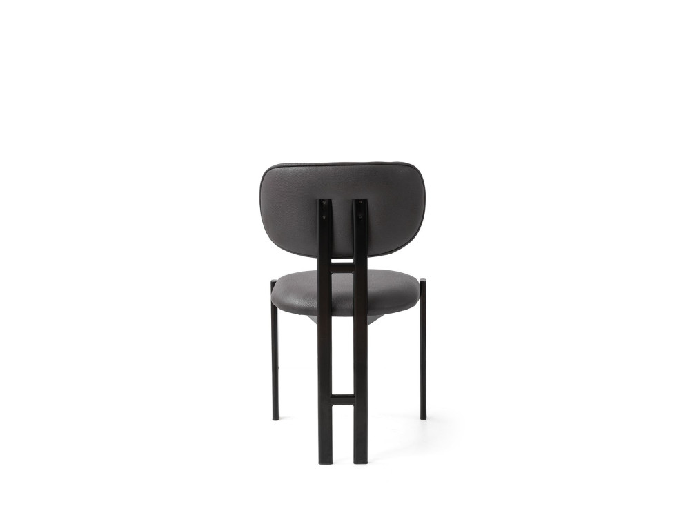Ensemble de chaises (2 pièces) en métal "Muriz" - Anthracite