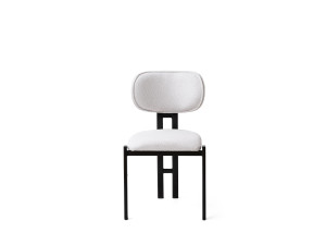 Ensemble de chaises (2 pièces) en métal "Muriz" - Blanc cassé