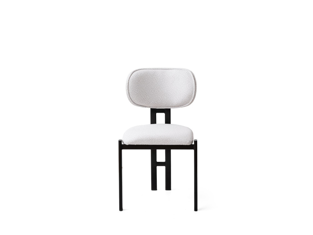 Ensemble de chaises (2 pièces) en métal "Muriz" - Blanc cassé