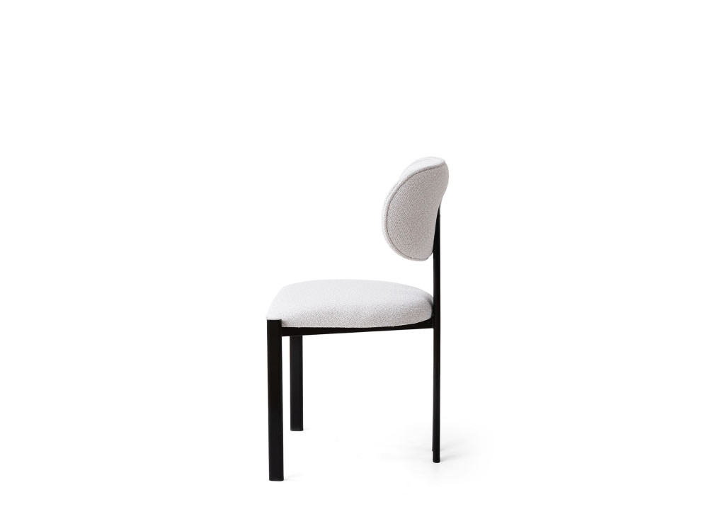 Ensemble de chaises (2 pièces) en métal "Muriz" - Blanc cassé