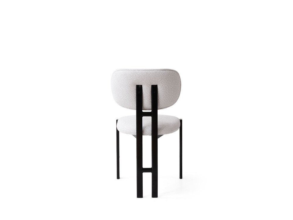 Ensemble de chaises (2 pièces) en métal "Muriz" - Blanc cassé