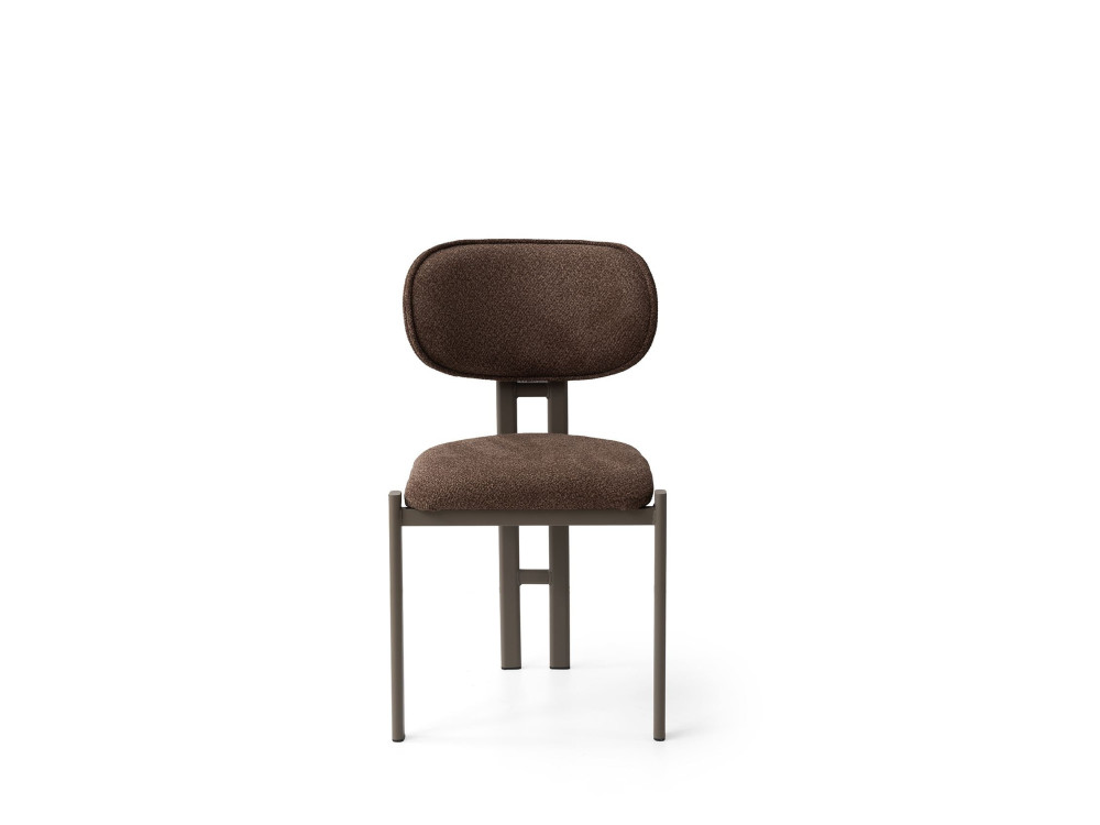 Ensemble de chaises (2 pièces) en métal "Muriz"  - Brun