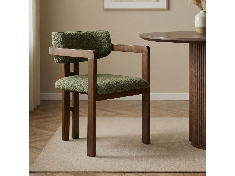 Chaise en bois "Toscana" - 54 x 54 x 76 cm - Vert