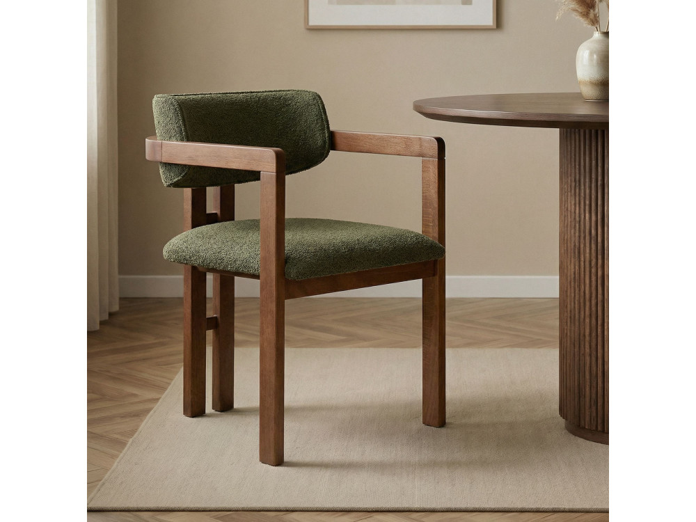 Chaise en bois "Toscana" - 54 x 54 x 76 cm - Vert