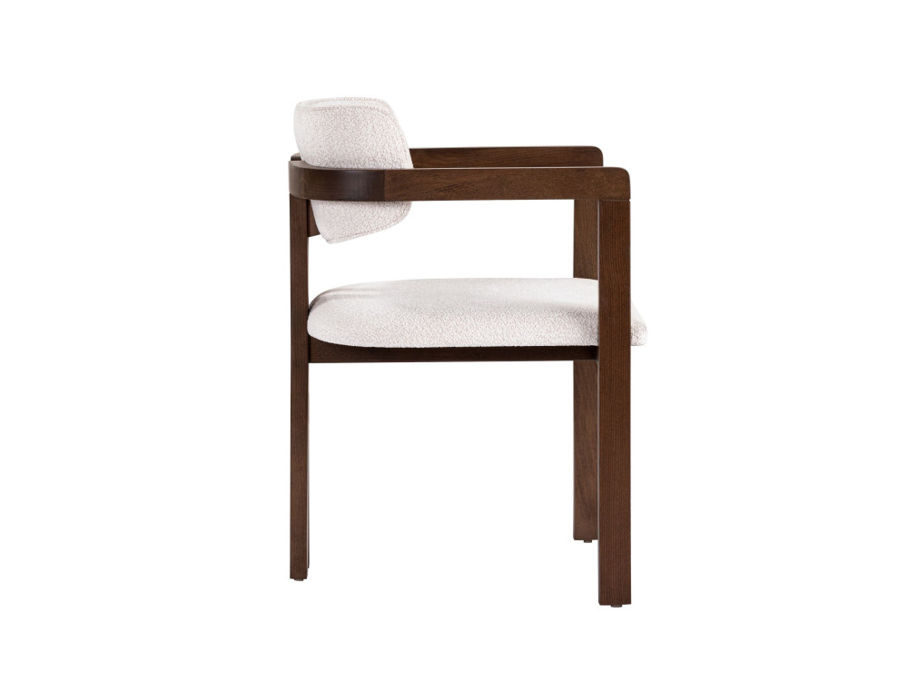 Chaise en bois "Toscana" - 54 x 54 x 76 cm - Blanc