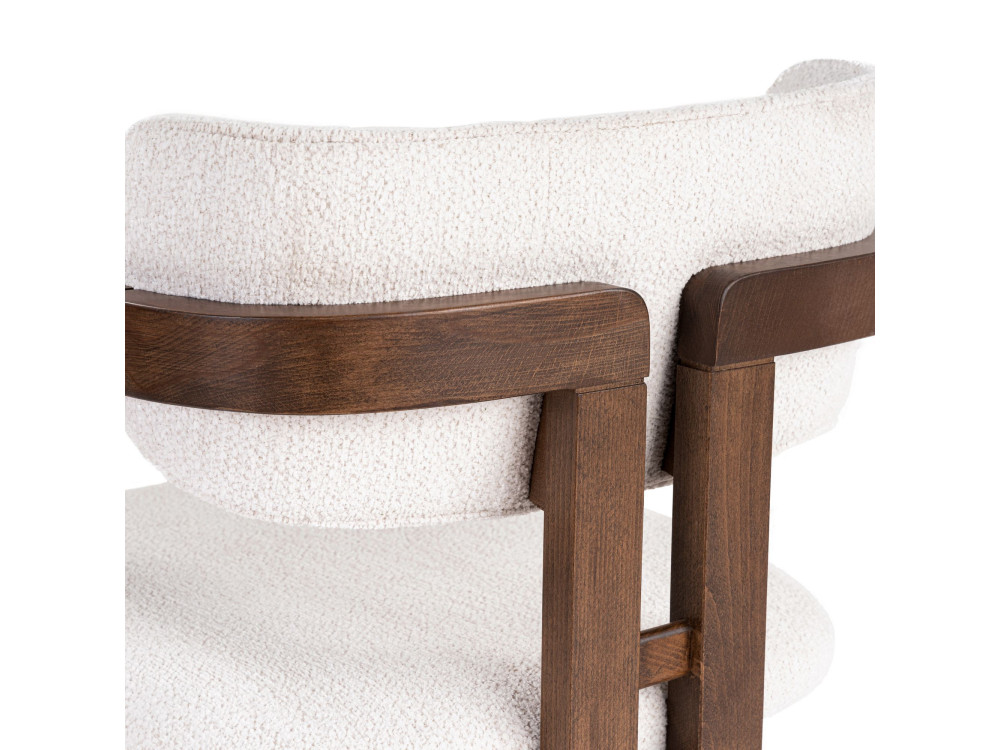 Chaise en bois "Toscana" - 54 x 54 x 76 cm - Blanc