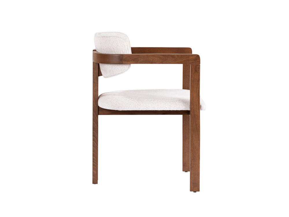 Chaise en bois "Toscana" - 54 x 54 x 76 cm - Blanc