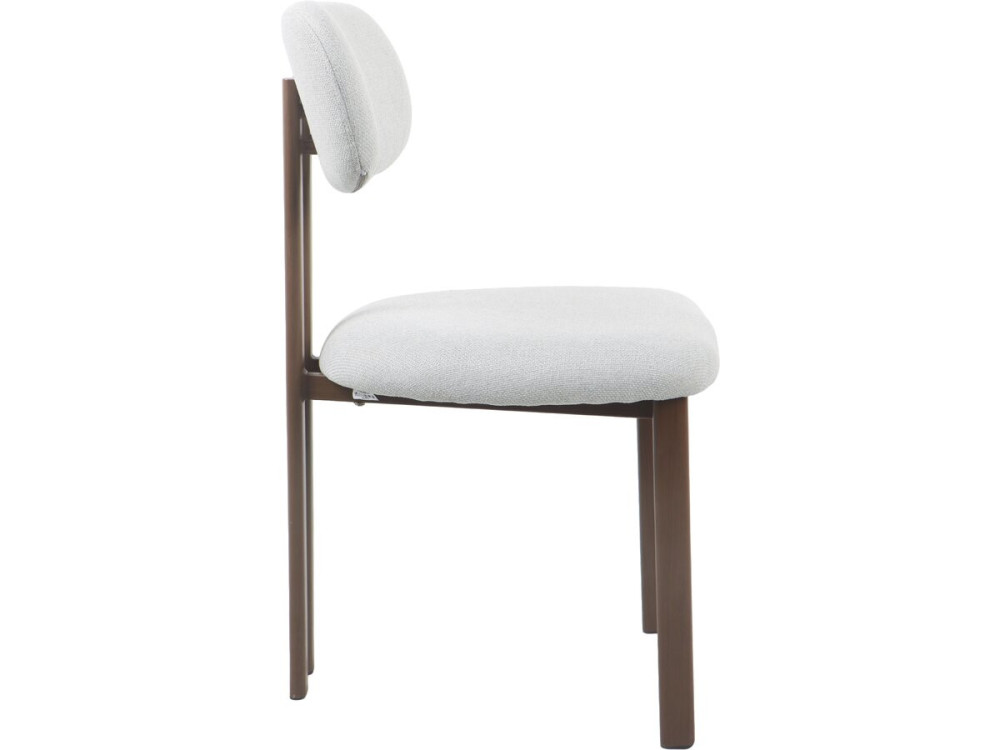 Lot de 2 chaises de salle à manger imitation bois "Veralia" - Gris clair