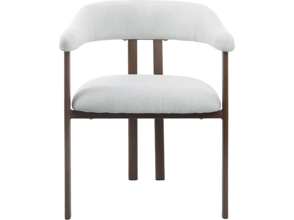 Lot de 2 chaises de salle à manger imitation bois "Serelia" - Gris clair