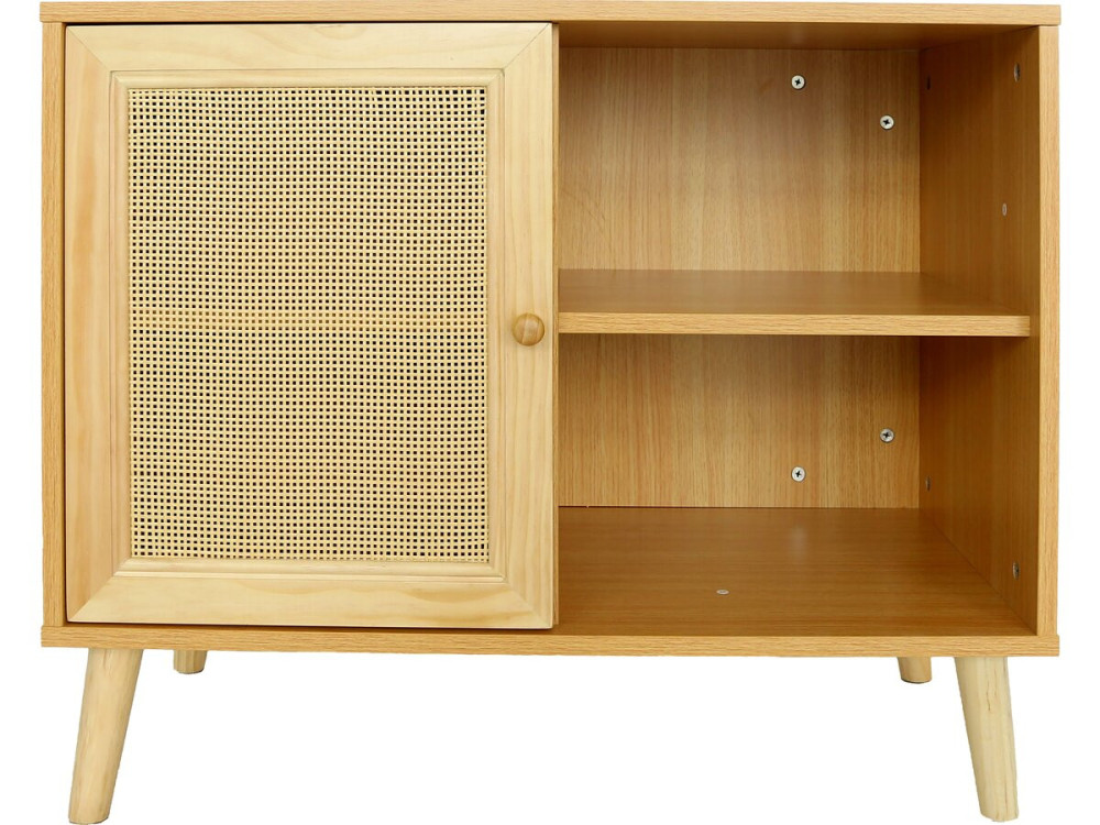 Buffet en bois "Iguane" - 80 x 40 x 66 cm - Marron