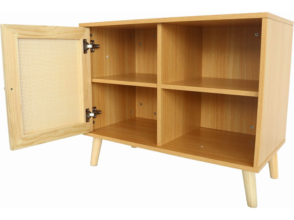 Buffet en bois "Iguane" - 80 x 40 x 66 cm - Marron