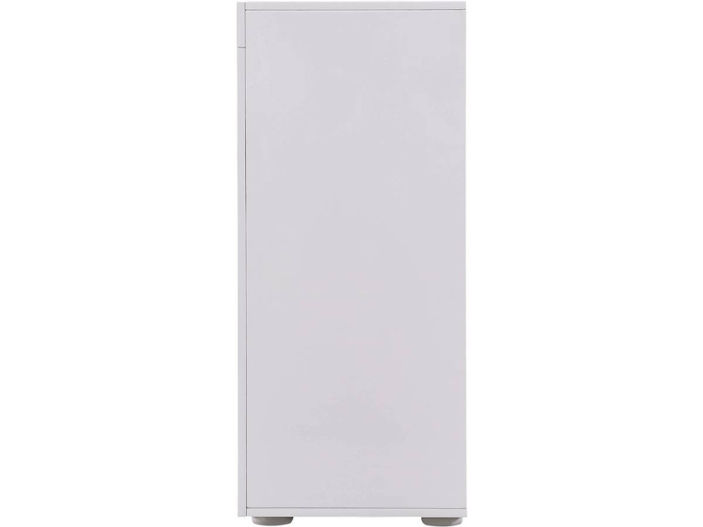 Buffet LED "Bogota" - 155 x 40 x 92 cm - Chêne / Blanc laqué