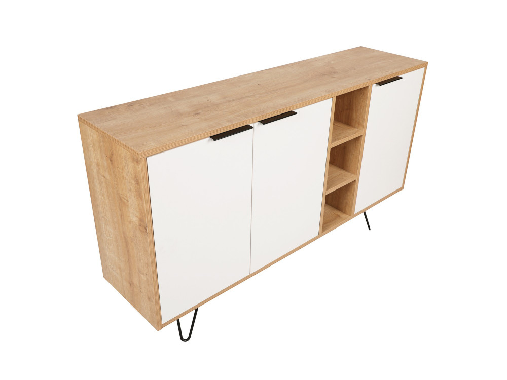 Console en bois "Clara" 142 x 35,6 x 83 cm - Chêne