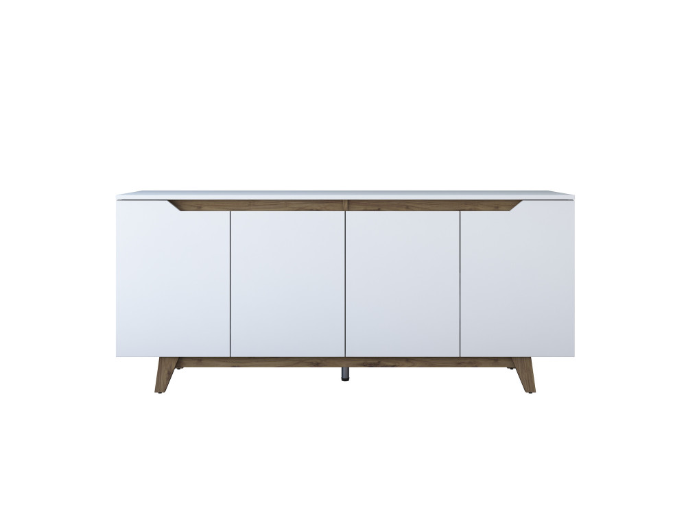 Buffet en bois "Gondol" - 180 x 45 x 79 cm - Blanc
