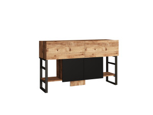 Buffet en bois "Mel" - 140 x 43 x 84 cm - Beige