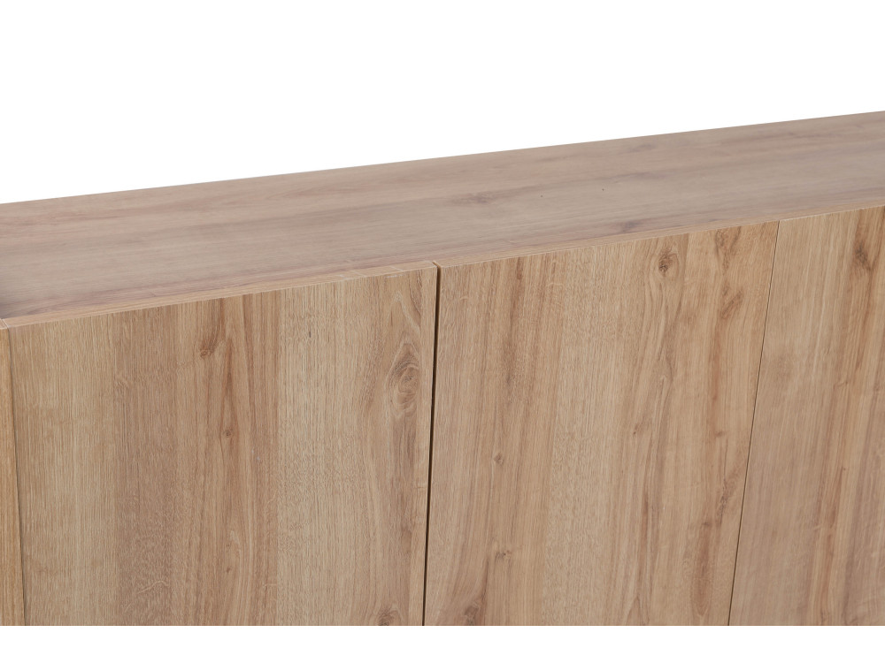 Buffet en bois "Pekin" - 150 x 40 x 76 cm - Marron