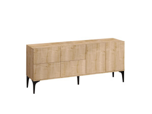 Buffet en bois "Laika" - 180 x 40 x 80 cm - Beige