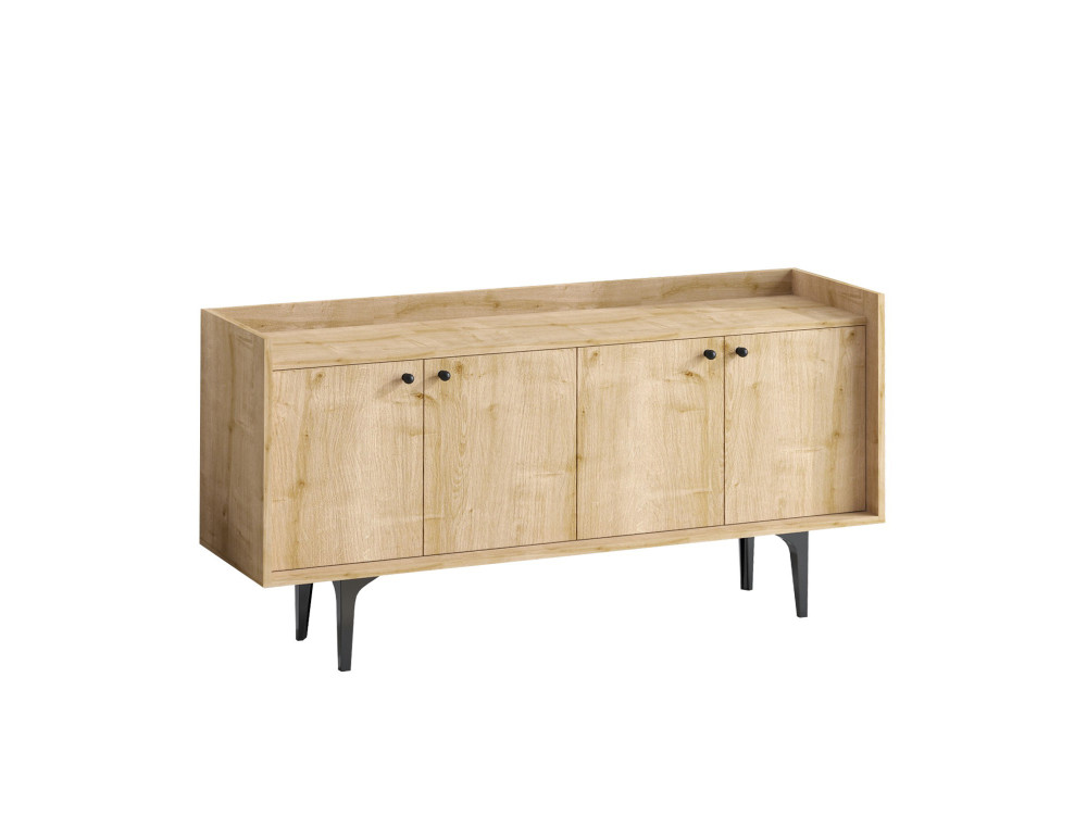 Buffet en bois "Navi" - 150 x 40 x 80 cm - Beige