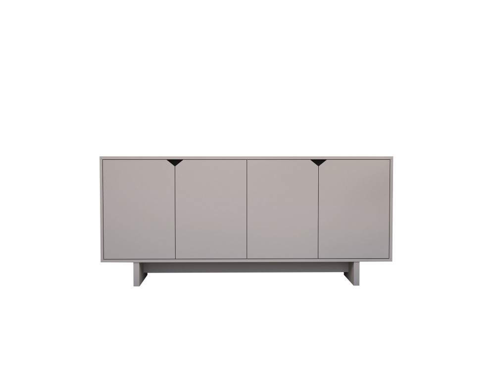 Buffet en bois "Oz" - 180 x 40 x 81 cm - Beige